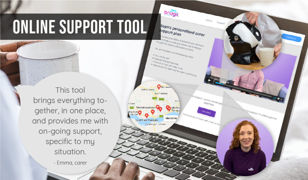 What is Bridgit’s Online Carer Support Tool?